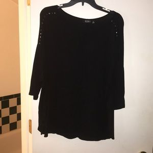 ANA black blouse